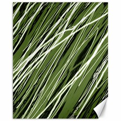 Green Decorative Pattern Canvas 16  X 20  