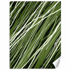 Green Decorative Pattern Canvas 36  X 48  