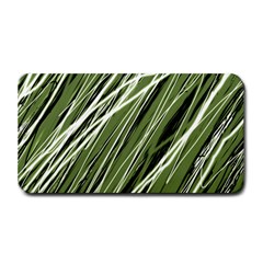 Green Decorative Pattern Medium Bar Mats by Valentinaart