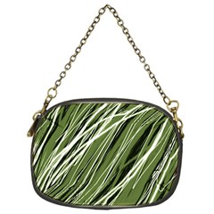 Green Decorative Pattern Chain Purses (one Side) 