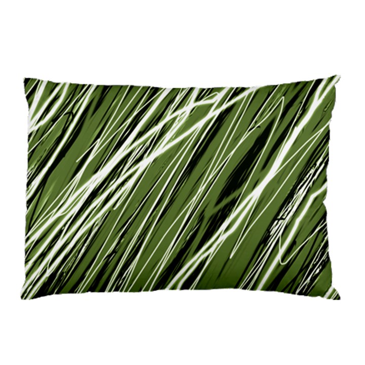 Green decorative pattern Pillow Case