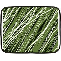 Green Decorative Pattern Fleece Blanket (mini)