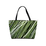 Green decorative pattern Shoulder Handbags Front