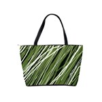 Green decorative pattern Shoulder Handbags Back