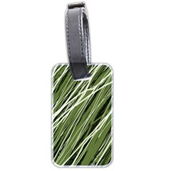 Green Decorative Pattern Luggage Tags (two Sides)