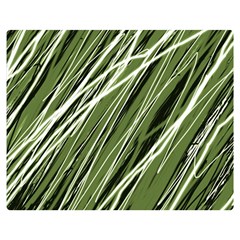 Green Decorative Pattern Double Sided Flano Blanket (medium) 