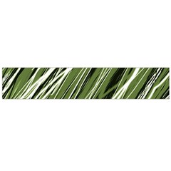 Green Decorative Pattern Flano Scarf (large)