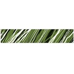 Green decorative pattern Flano Scarf (Large) Front