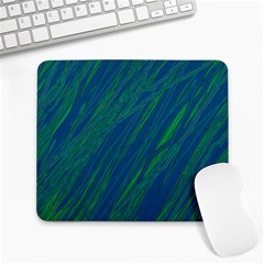 Green Pattern Large Mousepads by Valentinaart