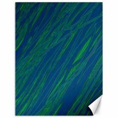 Green Pattern Canvas 12  X 16  