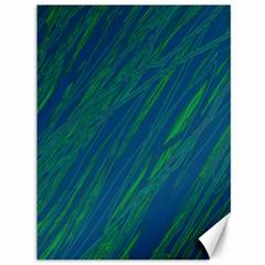 Green Pattern Canvas 36  X 48  