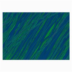 Green Pattern Large Glasses Cloth