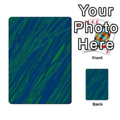 Green Pattern Multi-purpose Cards (rectangle) 