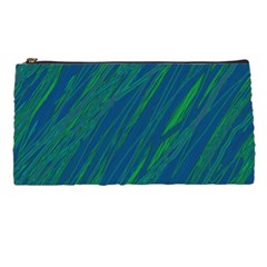 Green Pattern Pencil Cases by Valentinaart