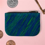 Green pattern Mini Coin Purses Back