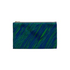 Green Pattern Cosmetic Bag (small) 