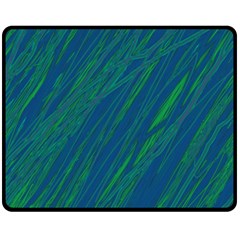 Green Pattern Fleece Blanket (medium) 