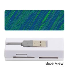 Green Pattern Memory Card Reader (stick)  by Valentinaart