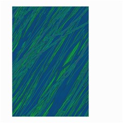 Green Pattern Small Garden Flag (two Sides)