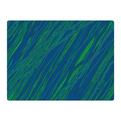 Green Pattern Double Sided Flano Blanket (mini) 