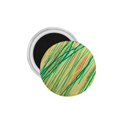 Green And Orange Pattern 1 75  Magnets by Valentinaart