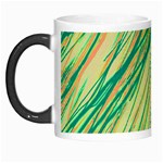 Green and orange pattern Morph Mugs Left