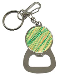 Green And Orange Pattern Bottle Opener Key Chains