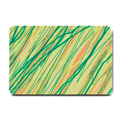 Green And Orange Pattern Small Doormat 