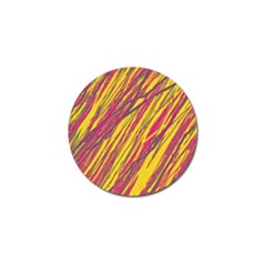 Orange Pattern Golf Ball Marker (10 Pack) by Valentinaart