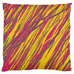 Orange Pattern Standard Flano Cushion Case (one Side) by Valentinaart