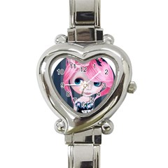 Chastity Rose Heart Italian Charm Watch