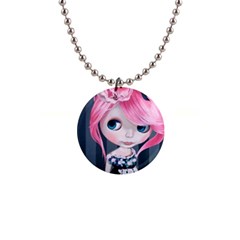 Chastity Rose Button Necklaces