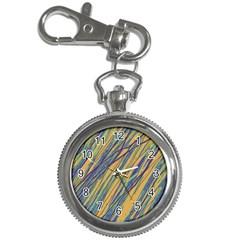 Blue And Yellow Van Gogh Pattern Key Chain Watches