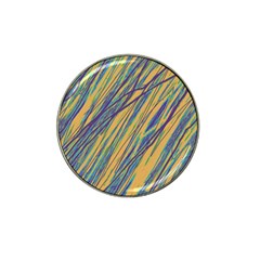 Blue And Yellow Van Gogh Pattern Hat Clip Ball Marker (10 Pack) by Valentinaart