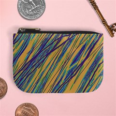 Blue And Yellow Van Gogh Pattern Mini Coin Purses