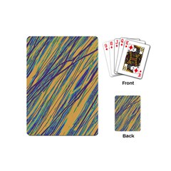 Blue And Yellow Van Gogh Pattern Playing Cards (mini) 