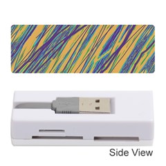 Blue And Yellow Van Gogh Pattern Memory Card Reader (stick) 