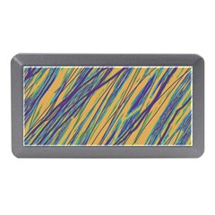 Blue And Yellow Van Gogh Pattern Memory Card Reader (mini) by Valentinaart