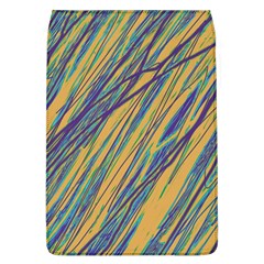 Blue And Yellow Van Gogh Pattern Flap Covers (l) 