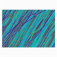 Blue Pattern Large Glasses Cloth