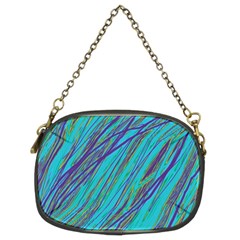 Blue Pattern Chain Purses (two Sides) 