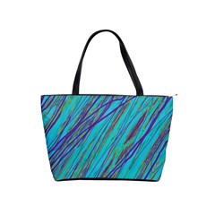 Blue Pattern Shoulder Handbags