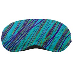 Blue Pattern Sleeping Masks by Valentinaart