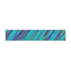 Blue Pattern Flano Scarf (mini)