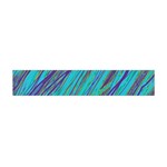 Blue pattern Flano Scarf (Mini) Front