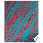 Red and blue pattern Canvas 16  x 20   15.75 x19.29  Canvas - 1