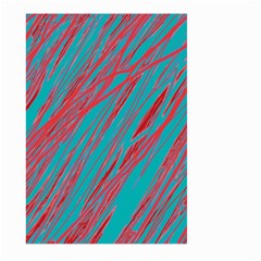 Red and blue pattern Large Garden Flag (Two Sides)