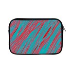 Red and blue pattern Apple iPad Mini Zipper Cases Front