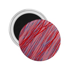 Pink And Red Decorative Pattern 2 25  Magnets