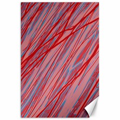 Pink And Red Decorative Pattern Canvas 20  X 30  